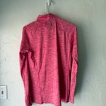 Under Armour  Women's Size Medium Loose Pink Half Zip‎ Heat Gear Running Top Photo 4