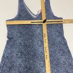 Victoria's Secret Dress Womens Medium Blue Floral Maxi Slit Lace Trim Y2K Photo 4