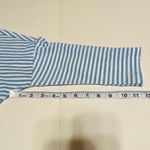 Columbia  PFG blue and white‎ stripe 3/4 sleeve womens medium shirt Photo 5