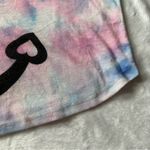 Workshop  Anchor Tie Dye Short Sleeve Crop Top in Pink/Blue/White - Size Medium Photo 5