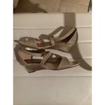 Dream Paris Dream Pairs Women Gold Glitter Wedge Sandals Ankle Strap Buckle Size 8 Photo 3