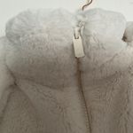 Alo Yoga Faux Fur Foxy Jacket Ivory L Photo 2