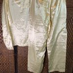 Vintage Moon Dance Silky Pajama Set Size M Yellow Size M Photo 7