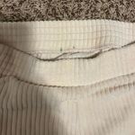 Aerie Cream Ribbed Flare Pants Photo 3