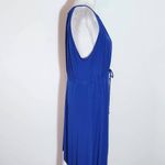 Suite 7 Blue Sleeveless Maxi Dress Size 10 Blue and White Maxi Dress Photo 5