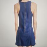 RE/DONE  Denim Split-Front Racerback Mini Dress Size S $395 Photo 2