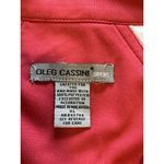 Oleg Cassini Sport Women Long Sleeve Zip Warm-Up Jacket Sz XL Preppy Athleisure Photo 2