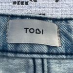 Tobi Women’s light blue jean cut off distress shorts size 4 Photo 1