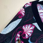 Suzie in the City Paisley Print V Neck empire waist Tunic 3/4 sleeves size XL Photo 7