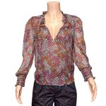 MISA Los Angeles NEW Siena Top, Autumn Floral, XS Photo 5