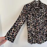 BEACH LUNCH LOUNGE Alana Button Down Multi Abstract Long Sleeve Photo 7