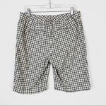 Ralph Lauren Vintage 90’s Lauren Active White & Green Plaid Bermuda Shorts Photo 2