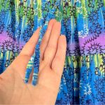 Vintage 90s Jane Ashley Purple Blue Green Tiered Maxi Skirt Womens S Festival Photo 5