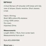 Club Monaco Nearta Off the shoulder Dress Photo 8