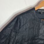 Ralph Lauren New  Black label coated linen cropped jacket with bell sleeves sz 10 Photo 7