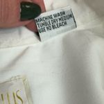 Nancy Ellis Western Shirt Medium White Rhinestone Lion Embroidery Bling EUC Photo 7