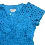 Anthropologie NWT by Somerset Maxi in Blue Eyelet Edition Tiered Dress XS Photo 6