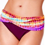 Bleu Rod Beattie New.  Multicolored sarong bikini bottom. 14 Photo 0