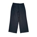 Good American  Luxe Suiting Column Pleated Wide Leg Trousers Pants Flowy Size 16 Photo 2