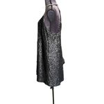 Nsr  Black Sequin Swing Dress Size S NWT Photo 2