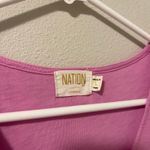 Nation Ltd . Pink Twist Flutter Sleeve Top (L) Photo 2