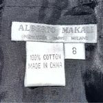 Alberto Makali Women’s Black Floral Embroidered Strapless Dress Photo 6