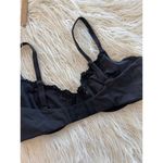 SKIMS  Fits Everybody Lace Underwire Bra Onyx Size 36D Photo 6