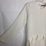 ZARA Trafaluc Collection Long Sleeve Ribbed Ruffle Dress Size Small Photo 3
