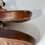 Italian Shoemakers  Shoes Brown Jewels Heeled Sandal New 9 Photo 3