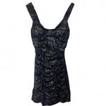 Taboo  black sequin rouched mini dress Medium Photo 1