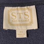 Sail To Sable  Navy and Red Zipper Sweatshirt Dress, XS Photo 2