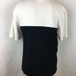 3.1 Phillip Lim Phillip Lim 3.1 Black & White Knit Short Sleeve Colorblock Crewneck Tee Shirt Photo 1