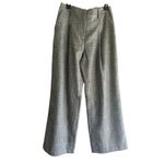 Jason Wu  Grey/Black Plaid Wide Leg Trousers | High Rise Dress Pants | Size 6 Photo 1