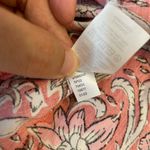 Loft Spring Bloom Tie Neck Puff Sleeve Floral Puff Sleeve Peasant Top Size M Photo 10