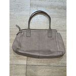 Fossil Rare  Hayden Leather Textured Satchel Bag Beige Stone‎ Photo 1