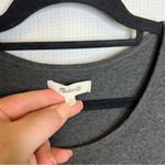 Madewell | Black Short Sleeve T-Shirt Essential Small Jersey stretch Maxi Midi Photo 2