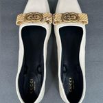 Gucci Double G Interlocking Python Snakeskin Ballet Ballerina Flats Size EU 38 Photo 8