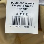 David's Bridal David’s Bridal | Bridesmaids Dress | Knee Length | Size 4 | Color: Canary Photo 5