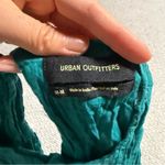 Urban Outfitters  Teal Blue High Neck Swing Tunic Blouse Size Medium 100% Cotton Photo 3