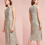 Akemi + Kin Elegant Silver Sleeveless Midi Dress Photo 1