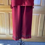 Vintage Napa Valley Cropped Pant Set Red Size S/M Photo 3
