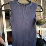 Uniqlo Navy Sleeveless Knit Top Photo 3