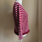 Kate Spade NWT Broome Street Stripe Fringe Top, $118 Retail Photo 6