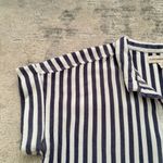 Alexander Jordan Short Sleeve Blouse Size S Blue Photo 11