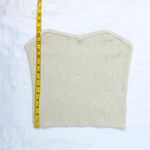 Aerie NWOT  Pearl Ribbed Sweater Tube Top - Heather Frost - XL Photo 12