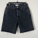 RE/DONE $195 NWT  90s COMFY SHADED BLACK SHORTS SZ 25 Photo 0