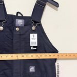 Berne Workwear Insulated Bib Overall Black Canvas Womens Medium Tall Utility Size undefined Photo 11
