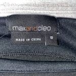 Max and Cleo midi bodycon layered dress w/cap sleeves black sz 10 Photo 10