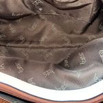 BOC Leather Satchel Handbag with Gold Tone Hardware Brown Photo 7