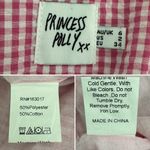 Princess Polly pink gingham check seersucker patchwork blazer jacket size 2 Photo 3